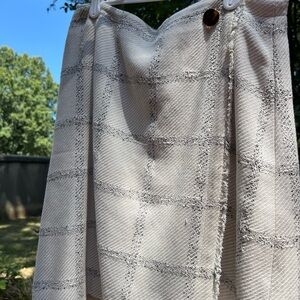 Ann Taylor Faux Wrap Kilt Style Skirt Size 6